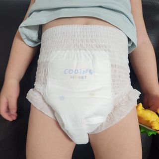 쿠잉 에어드라이  풀커버 팬티기저귀 (L/XL/XXL/XXXL) 1팩 — 5점을 준 리뷰어가 2023년 1월 올린 사용 사진