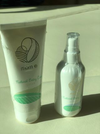 mom e 맘이 내추럴 베이비 케어 크림+바디오일 — 5점을 준 리뷰어가 2021년 1월 올린 사용 사진