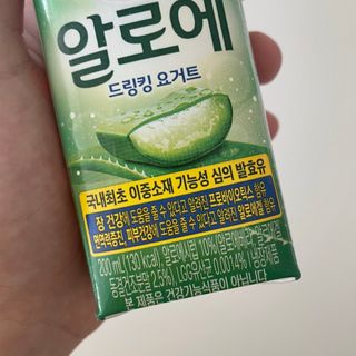 LIVE 매일바이오 알로에 드링킹 요거트 — 5점을 준 리뷰어가 2022년 4월 올린 사용 사진