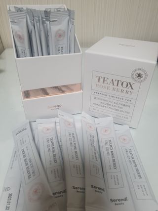 세렌디뷰티_이너뷰티 티톡스 로즈 베리 — 5점을 준 리뷰어가 2021년 3월 올린 사용 사진