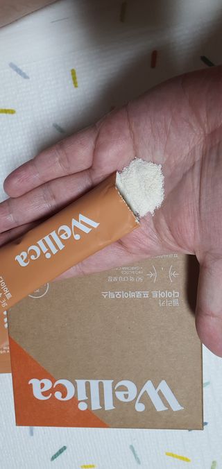 웰리카 다이어트 프로바이오틱스 — 5점을 준 리뷰어가 2021년 2월 올린 사용 사진