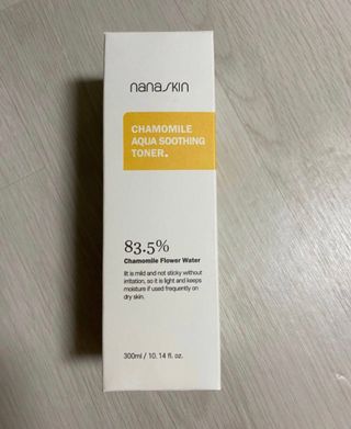 나나스킨 캐모마일아쿠아수딩토너 — 5점을 준 리뷰어가 2021년 5월 올린 사용 사진