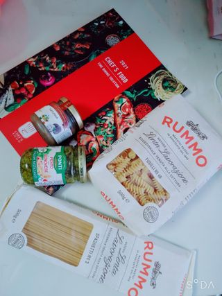 이탈리안 프리미엄 파스타 룸모 Rummo 파스타 2종 + 바질 페스토 + 블랙 트러플 페이스트 — 5점을 준 리뷰어가 2021년 7월 올린 사용 사진