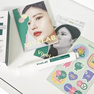 바이브랩 [탈모증상완화] 헤어라인 눈썹 두피앰플 — 5점을 준 리뷰어가 2022년 3월 올린 사용 사진
