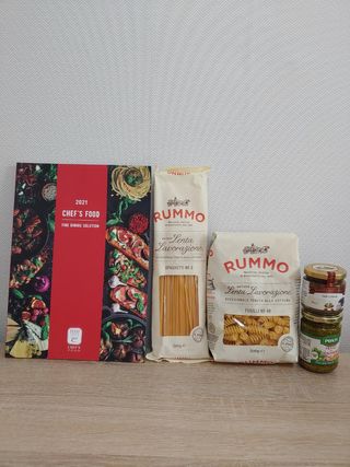 이탈리안 프리미엄 파스타 룸모 Rummo 파스타 2종 + 바질 페스토 + 블랙 트러플 페이스트 — 5점을 준 리뷰어가 2021년 7월 올린 사용 사진