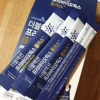 메이준뉴트리 더블액션 프리바이오틱스 플러스+ — 5점을 준 리뷰어가 2021년 3월 올린 사용 사진