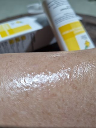 랑벨 비타 에너지 잡티 크림 75ml (피부 속 기미완화크림) — 5점을 준 리뷰어가 2022년 5월 올린 사용 사진