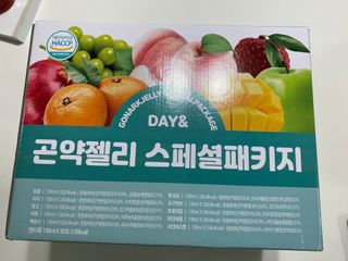 참앤들황토농원 10가지 맛, 입맛대로 스페셜하게~ 가볍게 한 포 땡! 곤약젤리 스페셜 패키지 130ml x 30포 — 5점을 준 리뷰어가 2022년 12월 올린 사용 사진