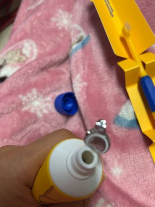 Pethroom 페스룸 PETHROOM DENTAL CARE SET 페스룸 덴탈 케어 세트 / 덴탈 클린 칫솔 + 덴탈 클린 치약 — 4.5점을 준 리뷰어가 2021년 1월 올린 사용 사진