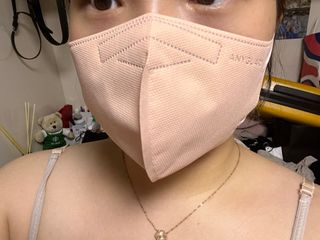 [애니가드] 셋업 메베마스크라이트  (대형 4컬러 + 중형 4컬러) — 5점을 준 리뷰어가 2022년 7월 올린 사용 사진