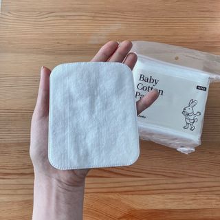 디어엘로디 프리미엄 유기농 베이비 솜티슈 40매 3 + 1 PACK — 5점을 준 리뷰어가 2021년 3월 올린 사용 사진