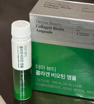 [줄리스초이스] 더마 뷰티 콜라겐 비오틴 앰플 — 5점을 준 리뷰어가 2023년 7월 올린 사용 사진