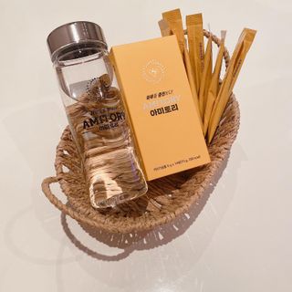 주식회사 씨크릿비에프랩 마시는 아미노산 아미토리 열대과일맛 14포 [1포, 5g / 보틀증정] — 4점을 준 리뷰어가 2023년 2월 올린 사용 사진