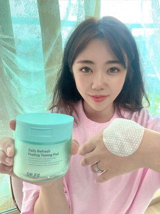 닥터에프파이브 데일리 리프레쉬 필링 토닝 패드 60매 — 5점을 준 리뷰어가 2022년 5월 올린 사용 사진
