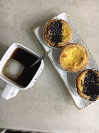 디앙뜨 포르투갈 에그타르트 오리지널 맛+패션후르츠+초콜릿타르트 맛 중 택1 — 5점을 준 리뷰어가 2021년 7월 올린 사용 사진