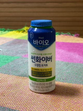 LIVE 매일바이오 썬화이버 드링킹 요거트 — 4점을 준 리뷰어가 2022년 8월 올린 사용 사진