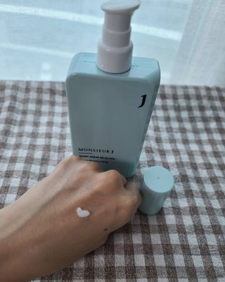 [정우성 올인원] 무슈제이 베이직 아쿠아 올인원 / 남자 화장품 브랜드 — 4점을 준 리뷰어가 2021년 5월 올린 사용 사진