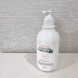 [닥터문] 프리미엄 알로에베라 선크림 500ml — 5점을 준 리뷰어가 2022년 7월 올린 사용 사진