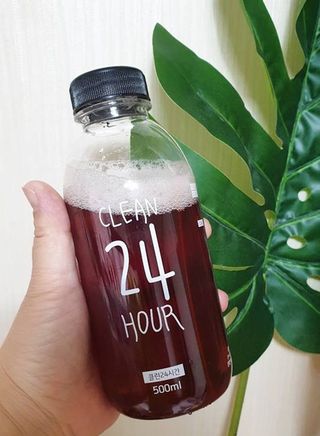 클린24시간 1BOX(5포) + 전용보틀(500ml) — 5점을 준 리뷰어가 2022년 11월 올린 사용 사진