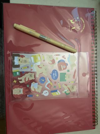 리훈 곰부 체크리스트+ 곰부 리무버블스티커 1장 — 3점을 준 리뷰어가 2021년 5월 올린 사용 사진
