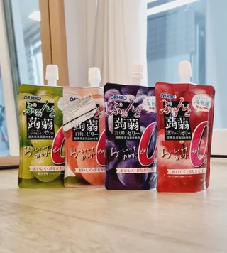 ORIHIRO 오리히로 곤약젤리 제로칼로리 130g 4종 4팩(맛별로 1팩씩) — 5점을 준 리뷰어가 2023년 2월 올린 사용 사진