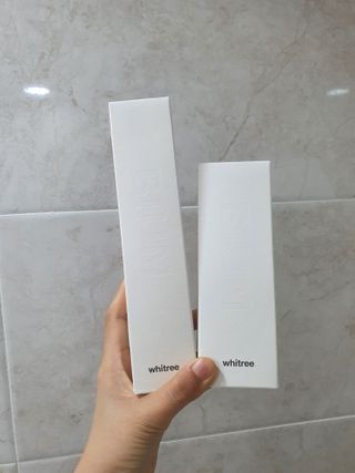 화이트리 비움 약산성 클렌징젤 ,마일드 필링젤 세트 — 5점을 준 리뷰어가 2020년 12월 올린 사용 사진