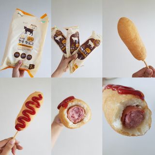오마뎅 한우핫도그 — 5점을 준 리뷰어가 2021년 5월 올린 사용 사진