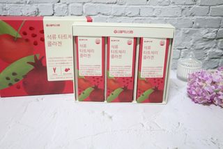 서울약사신협_석류 타트체리 콜라겐_10g x 30포 — 5점을 준 리뷰어가 2021년 8월 올린 사용 사진