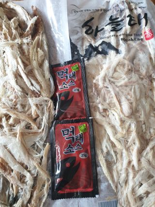 [오늘바스켓] 용대리 손질하늘태 130g — 5점을 준 리뷰어가 2021년 6월 올린 사용 사진