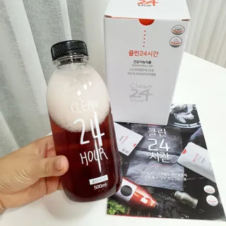 클린24시간 1BOX(5포) + 전용보틀(500ml) — 4점을 준 리뷰어가 2022년 9월 올린 사용 사진