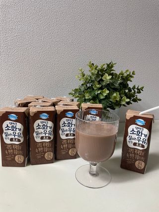 [구매평]덴마크 소화가 잘되는 우유로 만든 초코, 190ml, 24개 — 5점을 준 리뷰어가 2025년 2월 올린 사용 사진