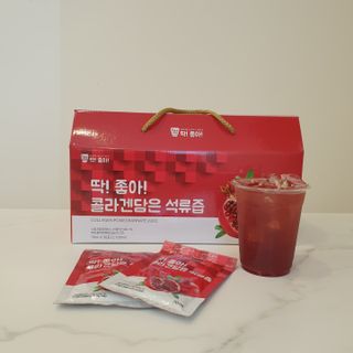 미쁨생활건강 콜라겐 담은 석류즙 70ml x 30포 — 4점을 준 리뷰어가 2021년 9월 올린 사용 사진