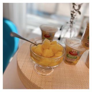돌 MF[Dole] 파인애플컵/망고컵/복숭아컵 198g 6입X1박스 (맛 1가지 랜덤 발송) — 5점을 준 리뷰어가 2024년 5월 올린 사용 사진
