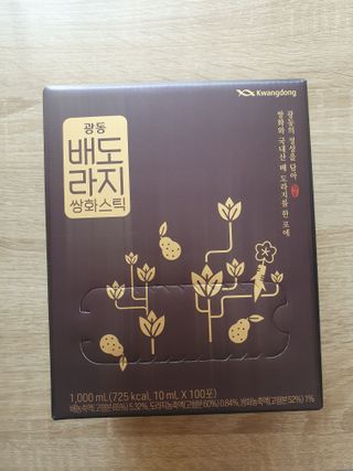 광동생활건강 나우 [광동] 배도라지 쌍화스틱 10mL x 100포 — 5점을 준 리뷰어가 2023년 2월 올린 사용 사진