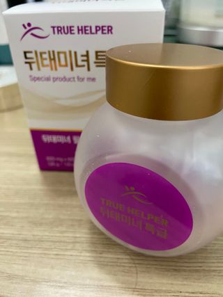 트루헬퍼 뒤태미녀 특급 락토페린 장용성 발효율피 1박스 2개월분 — 5점을 준 리뷰어가 2023년 2월 올린 사용 사진
