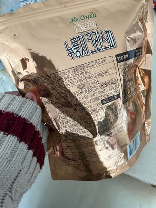 미즈꼬레아 치즈맛 누룽지크리스피 — 5점을 준 리뷰어가 2022년 2월 올린 사용 사진