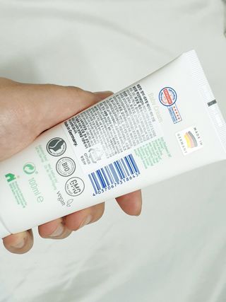 mom e 맘이 내추럴 베이비 케어 크림+바디오일 — 5점을 준 리뷰어가 2021년 1월 올린 사용 사진