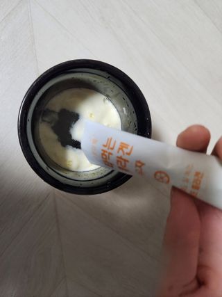 [음료수 대신 가능!]  빠르게 흡수되는 아임오 타먹는 콜라겐 1박스 — 5점을 준 리뷰어가 2023년 4월 올린 사용 사진