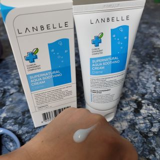 랑벨 수퍼내츄럴 아쿠아 수딩 크림 100ml — 5점을 준 리뷰어가 2022년 4월 올린 사용 사진