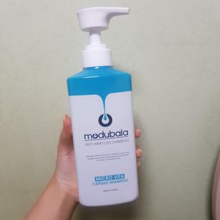 모두발라 마이크로 비타캡슐 탈모샴푸 — 5점을 준 리뷰어가 2022년 2월 올린 사용 사진