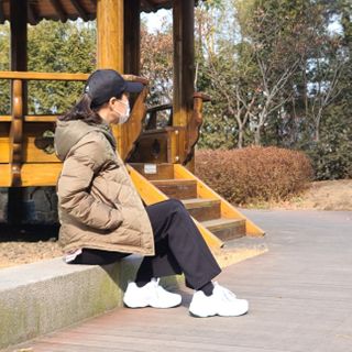 풋테크 지압신발 풋테크 건강 지압 운동화 FT20 — 5점을 준 리뷰어가 2021년 2월 올린 사용 사진