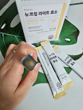 [뉴트립] ✅라이트 효소 1박스 1개월 분 (3g x 30포) — 5점을 준 리뷰어가 2023년 3월 올린 사용 사진