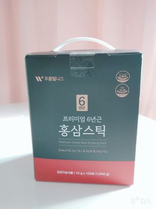[푸름웰니스] 프리미엄 6년근 홍삼스틱 3mg x 100포 — 5점을 준 리뷰어가 2022년 2월 올린 사용 사진