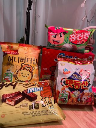 해태제과 2022 호랑이 스낵 5종 세트 — 5점을 준 리뷰어가 2022년 1월 올린 사용 사진