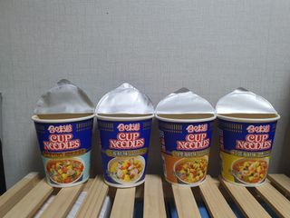 NISSIN 닛신 컵누들  4종 - 씨푸드오리지날, 씨푸드 스파이시, 씨푸드 커리, 씨푸드 XO소스 — 5점을 준 리뷰어가 2022년 4월 올린 사용 사진