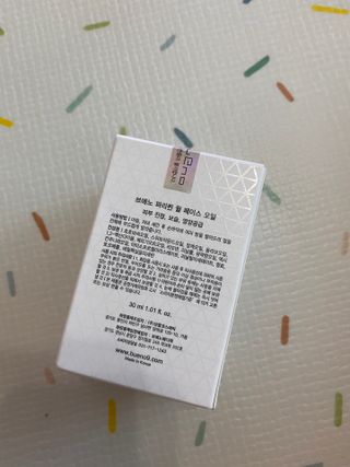 브에노 파리퀸 윌 페이스 오일 — 5점을 준 리뷰어가 2021년 7월 올린 사용 사진