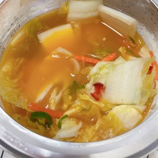 셰프애찬 단호박 백김치 1kg — 5점을 준 리뷰어가 2022년 10월 올린 사용 사진