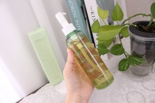 스킨큐어 산다화 순한 클렌징 동백 오일 200ml — 5점을 준 리뷰어가 2023년 4월 올린 사용 사진