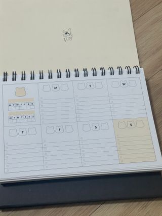 리훈 곰부 세우는 체크리스트 위클리 탁상 플래너 주간 일주일 계획표 — 4.5점을 준 리뷰어가 2023년 3월 올린 사용 사진