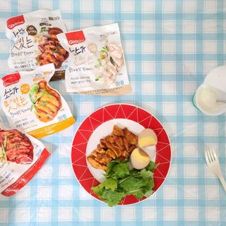 굽네몰 [굽네] 소스가 맛있는 닭가슴살 슬라이스 4종 — 5점을 준 리뷰어가 2021년 5월 올린 사용 사진